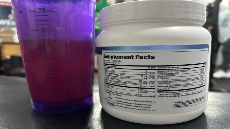 Transparent Labs LEAN supplement facts