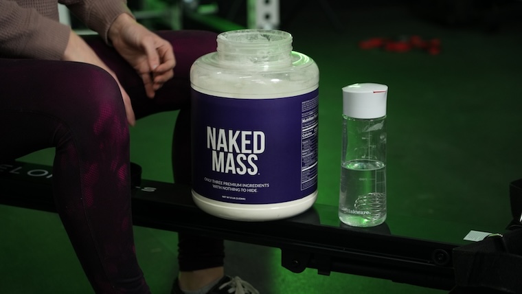 Open container of Naked Mass.