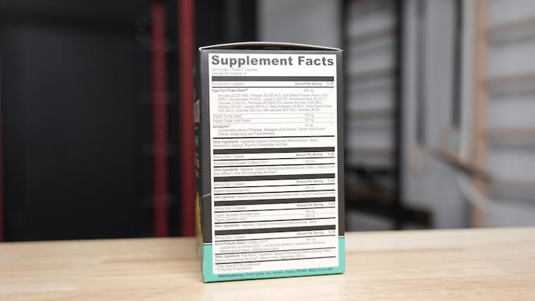 Onnit Total Gut Health supplement facts