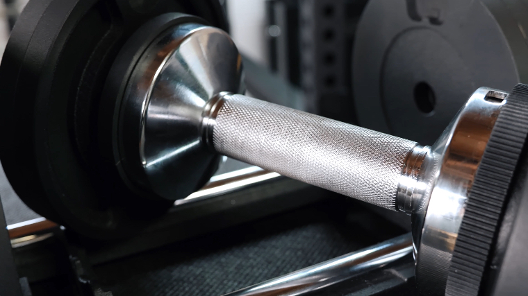 Snode Adjustable Dumbbell Knurled Handle