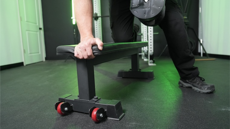 Titan Fitness Elite Series Single Post Flat Bench