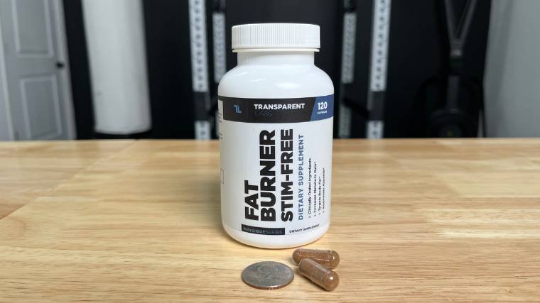 Transparent Labs Stim-Free fat burner at BarBend testing gym